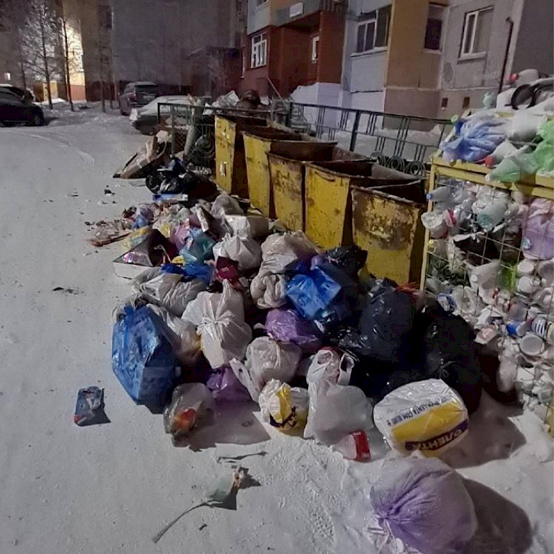 «Обязательства выполнены не полностью»: в Ноябрьске снова возникли проблемы с вывозом мусора 