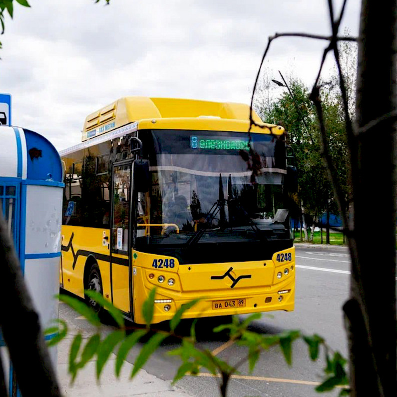 Пассажирские автобусы меняют маршруты в Ноябрьске