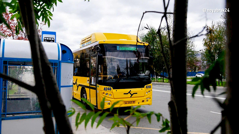 Пассажирские автобусы меняют маршруты в Ноябрьске