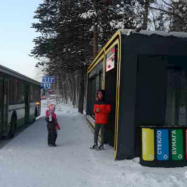 В Ноябрьске появилось рекордное для городов ЯНАО количество тёплых остановок