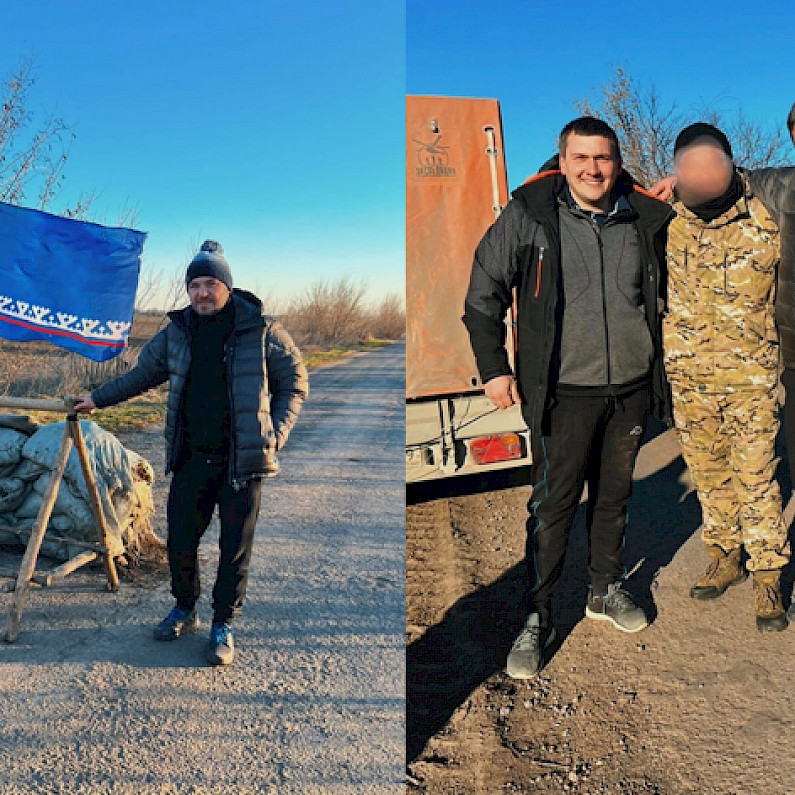 Мобилизованным из Ноябрьска доставили пять грузовиков гумпомощи. ВИДЕО
