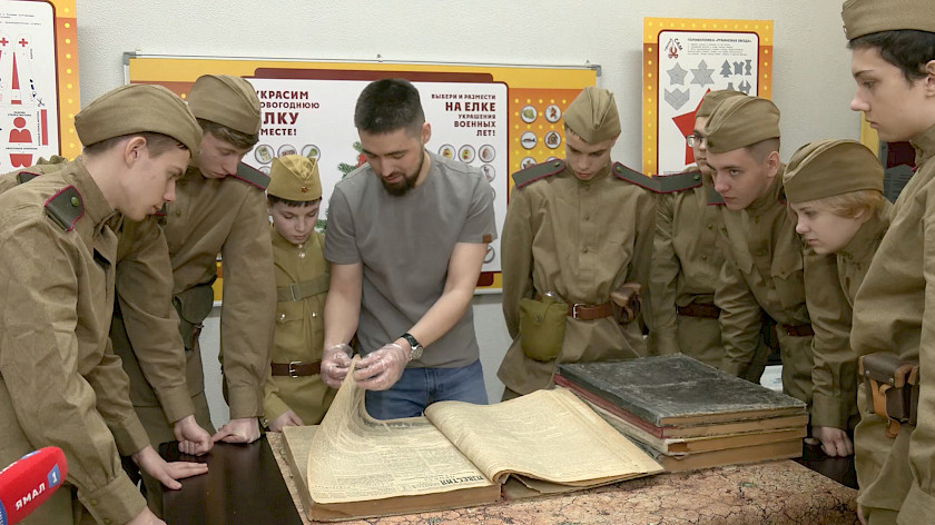 Ноябрьские школьники сделают диораму, посвященную Великой Отечественной войне. ВИДЕО