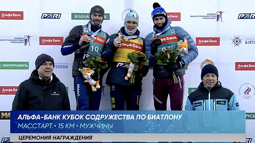 Биатлонист из Ямала завоевал серебро на третьем этапе Кубка Содружества